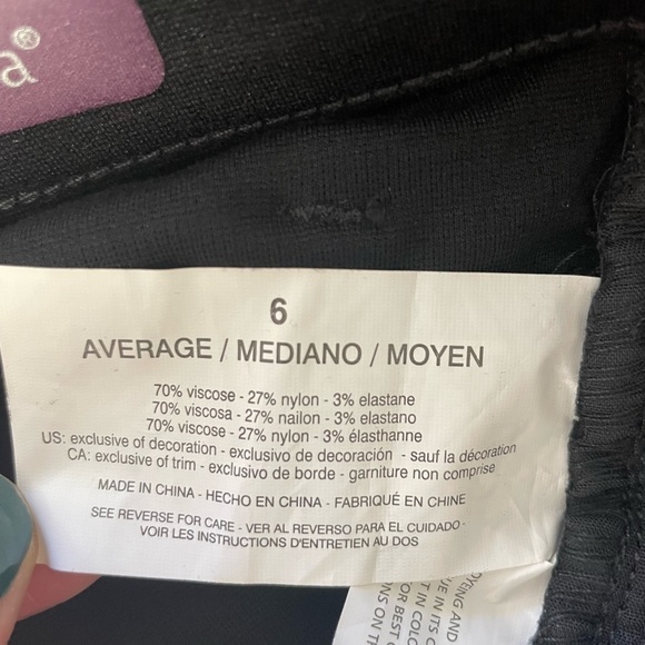 Gloria Vanderbilt | NWT Amanda Womens High Rise Slim Pants size 6 - Picture 11 of 12